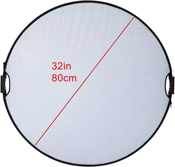 32  80cm  5 in 1 Round Reflector with Handle for Photography Photo Studio Lighting   Outdoor Lighting SoftBox & Reflectors