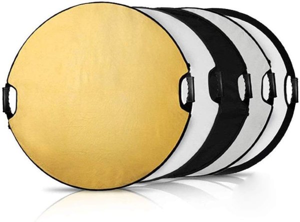 32  80cm  5 in 1 Round Reflector with Handle for Photography Photo Studio Lighting   Outdoor Lighting SoftBox & Reflectors