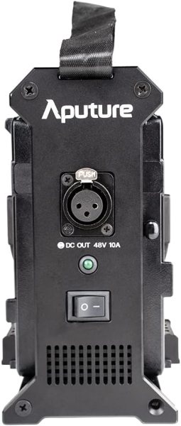 Aputure 2 Bay Battery Power Station  V Mount      Lightweight  Portable Power for Nova P300c   amaran 100 200 Battery & Grip