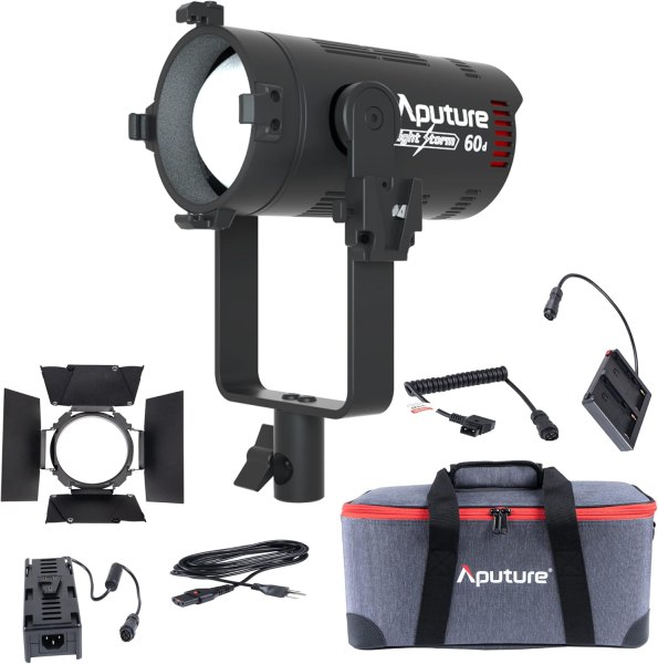 Aputure LS 60D Light Storm     Powerful 60W Daylight Focusing LED Video Light with App Control Lighting