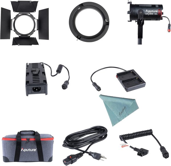 Aputure LS 60D Light Storm     Powerful 60W Daylight Focusing LED Video Light with App Control Lighting