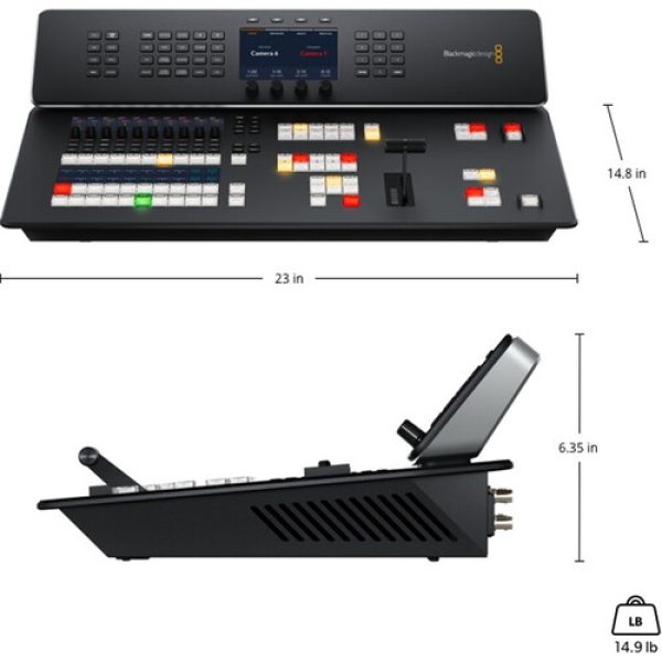 Blackmagic Design ATEM Television Studio HD8 ISO     8 Input Live Production Switcher with ISO Recording Production Switchers & Converters 