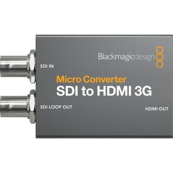 Blackmagic Design Micro Converter HDMI to SDI 3G  with Power Supply      Versatile Signal Conversion with Calibration Production Switchers & Converters 