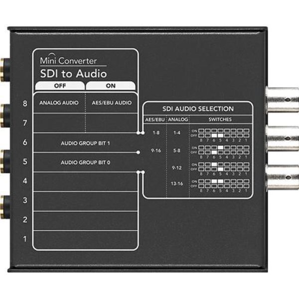 Blackmagic Design SDI to Audio Mini Converter Production Switchers & Converters 