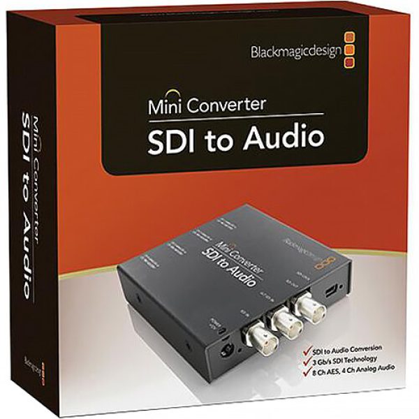 Blackmagic Design SDI to Audio Mini Converter Production Switchers & Converters 