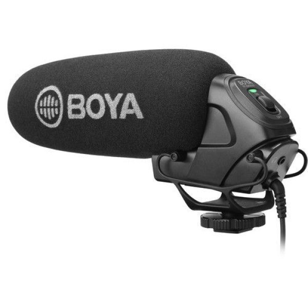 BOYA BY BM3030 On Camera Super cardioid Shotgun Microphone for DSLR  Cameras  and Smartphones Professional Audio