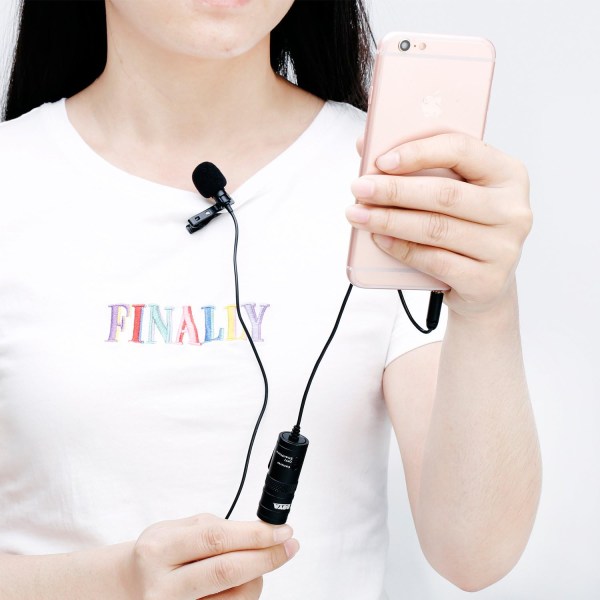 BOYA BY MM1  Omnidirectional Lavalier Microphone Professional Audio Recording Microphone Professional Audios