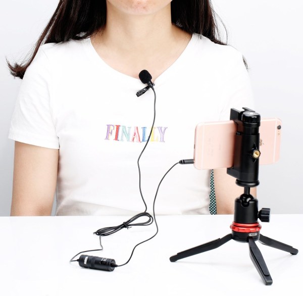 BOYA BY MM1  Omnidirectional Lavalier Microphone Professional Audio Recording Microphone Professional Audios