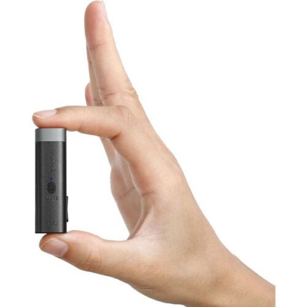 BOYA BY WM3U Compact Wireless Microphone System for Smartphones  Cameras  and Mobile Devices  2 4 GHz  Professional Audio