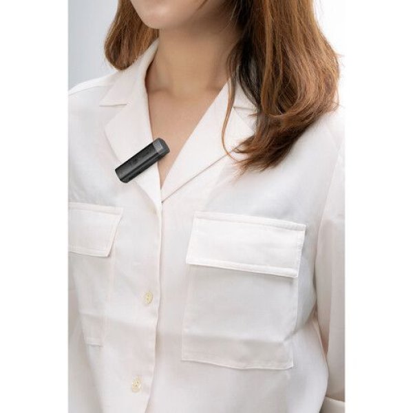 BOYA BY WM3U Compact Wireless Microphone System for Smartphones  Cameras  and Mobile Devices  2 4 GHz  Professional Audio