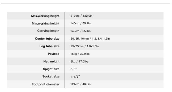 E Image 9109C Plus Professional Stand     Heavy Duty  Adjustable  and Durable Light Stands