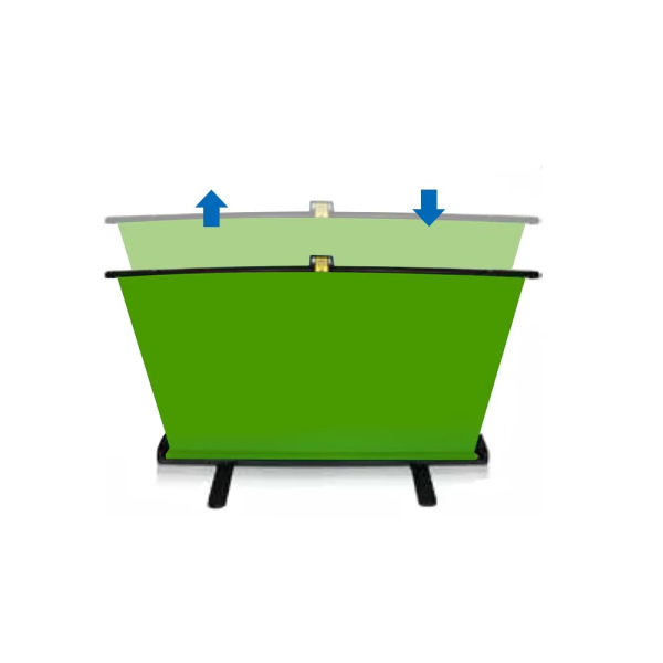 E Image GS 200 Portable Collapsible Green Screen     Professional  Compact  and Durable Backdrop 
