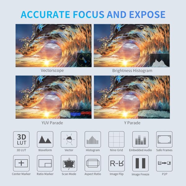 FEELWORLD F6 PLUSX 5 5  1600nit High Bright Touchscreen Monitor   4K HDMI  HDR  3D LUT Pro Videos