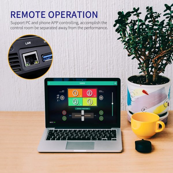 FEELWORLD L2 PLUS Multi Camera Video Mixer Switcher with 5 5  Touch Screen  PTZ Control  Chroma Key  and Live Streaming Others