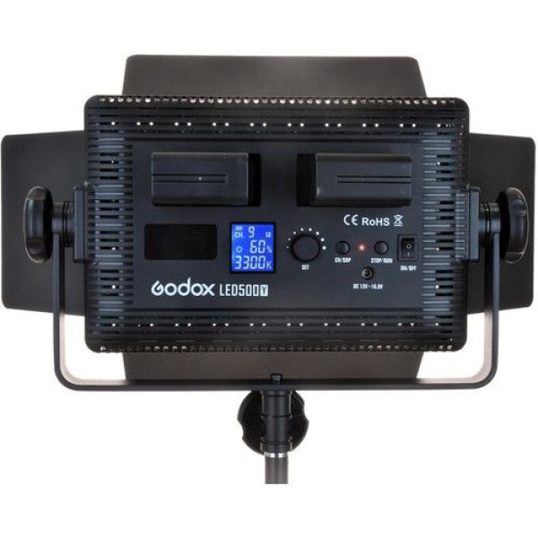 Godox 500C LED Studio Video Light     Adjustable Bi Color with LCD Control Lighting