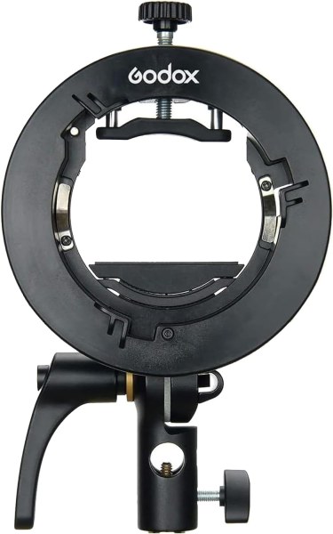 Godox S2 Bowen Mount S Type Flash Holder Bracket for Godox V1 V860II AD200 AD200Pro AD400Pro Speedlite Strobe Flash Lighting