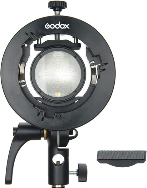 Godox S2 Bowen Mount S Type Flash Holder Bracket for Godox V1 V860II AD200 AD200Pro AD400Pro Speedlite Strobe Flash Lighting
