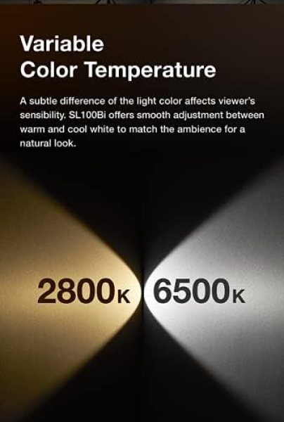 Godox SL100D LED Video Light     100W  5600K with Wireless Control for Studio and Photography Lighting