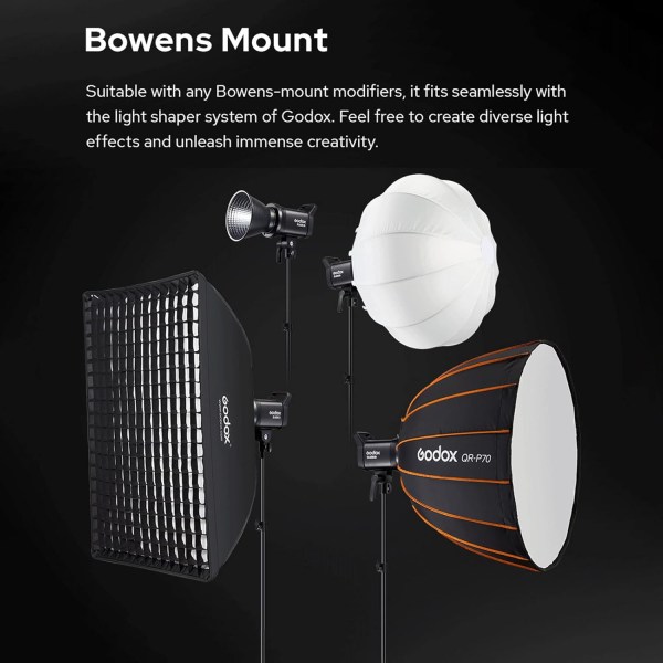 Godox SL60IID Portable Studio LED Video Light     70W Photography Fill Light with Bowens Mount Lighting