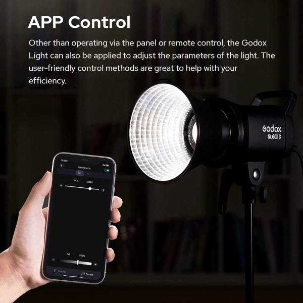 Godox SL60IID Portable Studio LED Video Light     70W Photography Fill Light with Bowens Mount Lighting