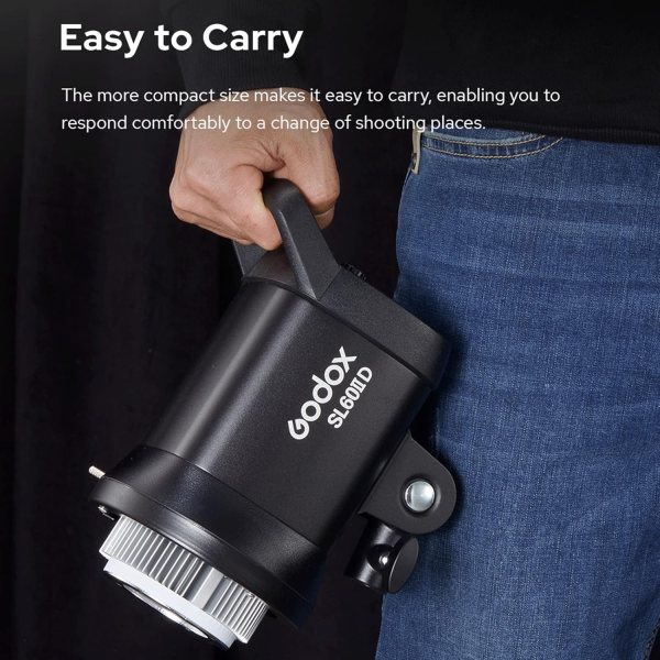 Godox SL60IID Portable Studio LED Video Light     70W Photography Fill Light with Bowens Mount Lighting