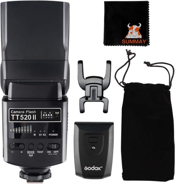 Godox Thinklite TT520II     Versatile Camera Flash with 433MHz Wireless Signal for Canon  Nikon  Pentax  and Olympus Flashes Trigger & Remote