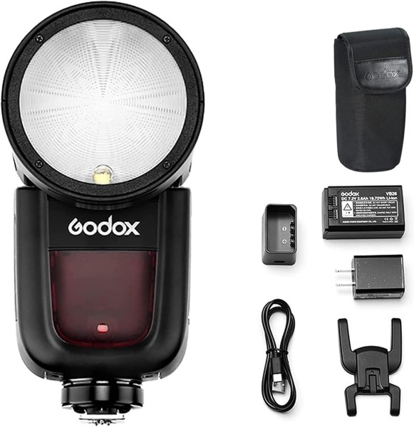 Godox V1 S TTL Round Head Flash for Sony Cameras     Powerful   Versatile Lighting Solution Flashes Trigger & Remote