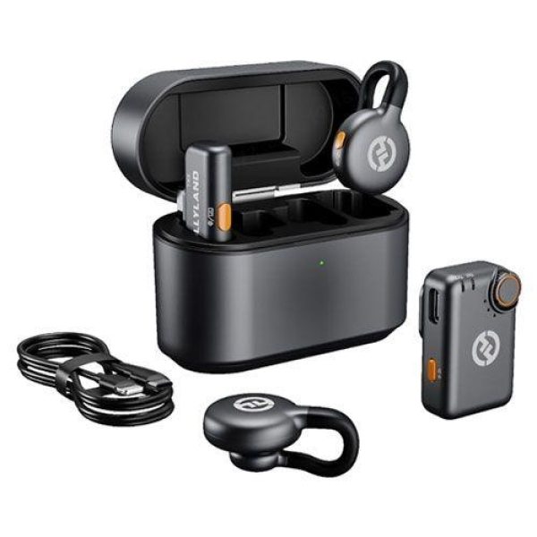 Hollyland Lark M2S Combo     Ultra Compact Wireless Microphone Kit for Crystal Clear Audio Professional Audio