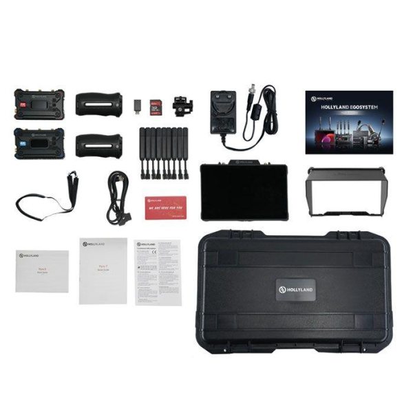 Hollyland Pro 7 Wirelesss Transmission and Monitoring Kit with Pyro S TXRX Kit and Pyro 7 TXRX Monitor Pro Videos