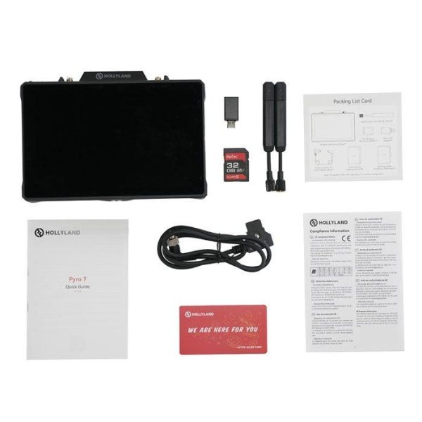 Hollyland Pyro 7 SDI   HDMI Wireless TX RX Monitor     1200 Nits  Ultra Low Latency Pro Videos