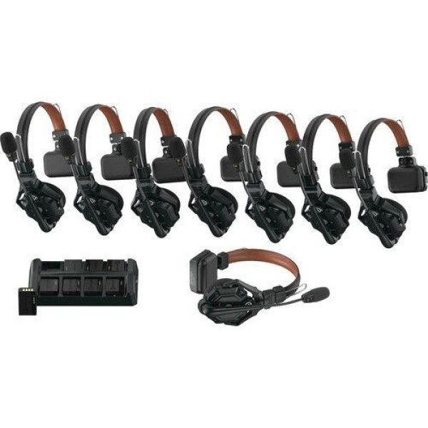 Hollyland Solidcom C1 Pro 8S     Full Duplex Wireless Intercom System with 8 Headsets  1 9GHz DECT  Professional Audios