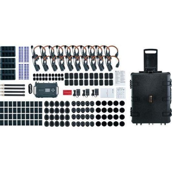 Hollyland Solidcom C1 Pro Roaming Hub 20S     Full Duplex Wireless Intercom with 20 Single Ear Headsets Professional Audios