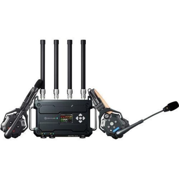 Hollyland Solidcom C1 Pro Roaming Hub 20S     Full Duplex Wireless Intercom with 20 Single Ear Headsets Professional Audios