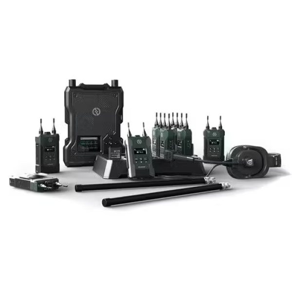 Hollyland Solidcom M1     Full Duplex Wireless Intercom System  8 Beltpacks  for Seamless Communication Professional Audios