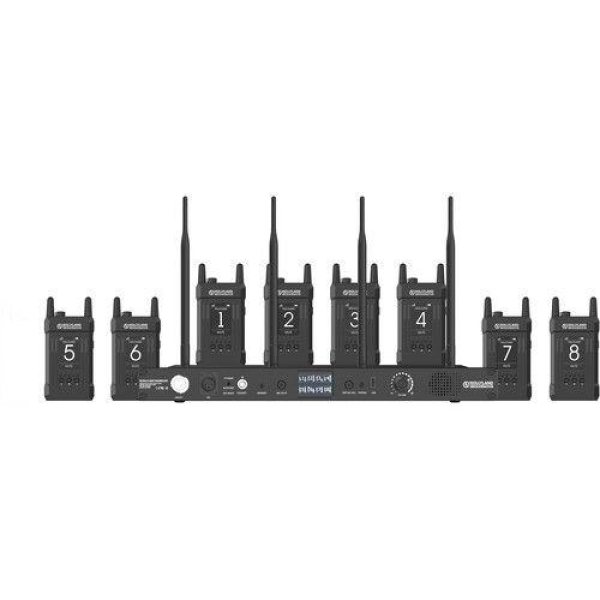 Hollyland Syscom 1000T 8B Full Duplex Intercom System     8 Beltpacks   Headsets  Reliable Communication Professional Audios