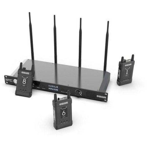 Hollyland Syscom 1000T 8B Full Duplex Intercom System     8 Beltpacks   Headsets  Reliable Communication Professional Audios