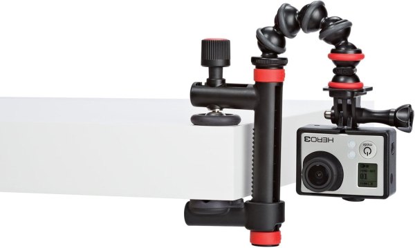 Joby Action Clamp   GorillaPod Arm     Secure   Flexible Mounting for Action Cameras Tripods