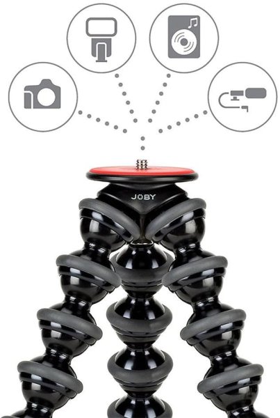 JOBY GorillaPod 5K Stand  Premium Flexible Tripod 5K Stand for Pro Grade DSLR Cameras or devices up to 5K  11lbs   Black Charcoal Tripods