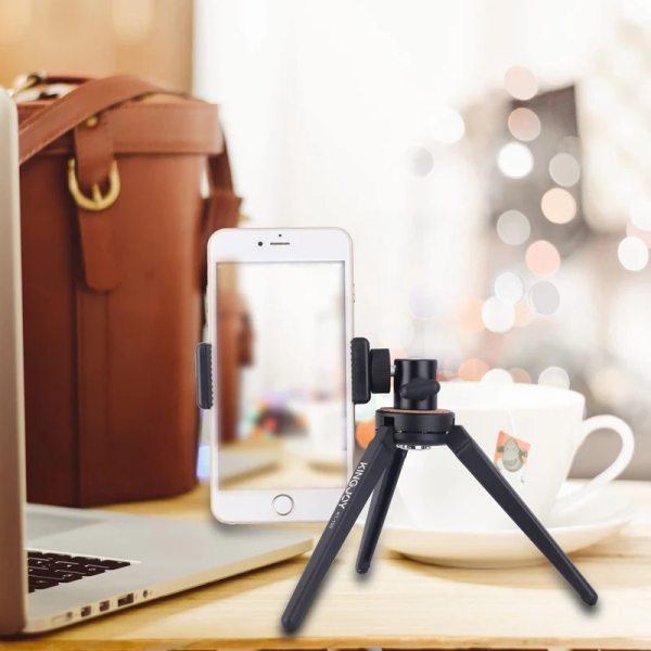 Kingjoy KT 100 BD 0 Aluminum Steel Mini Ball Head Mini Travel Tabletop Tripod Tripods