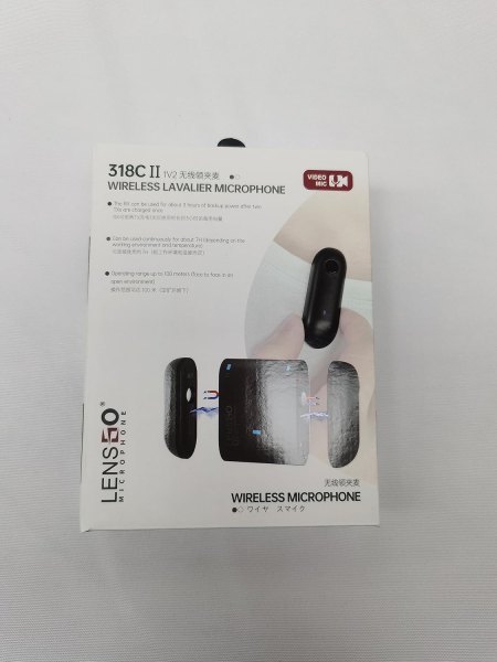 LENSGO 318C II Wireless Lavalier Microphone     Dual Clip On Mic for DSLR  Smartphones   Video Recording Professional Audios