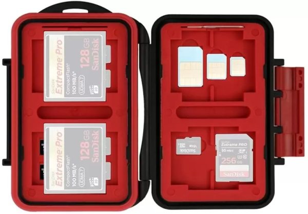 LENSGO KH8S Card Box Case Reader     Compact Storage   Card Reader for Creators Memory Card & Card Reader