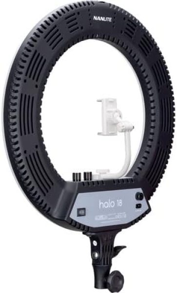 Nanlite Halo 18  Adjustable LED Ring Light   Studio Quality Lighting for Creators Lighting