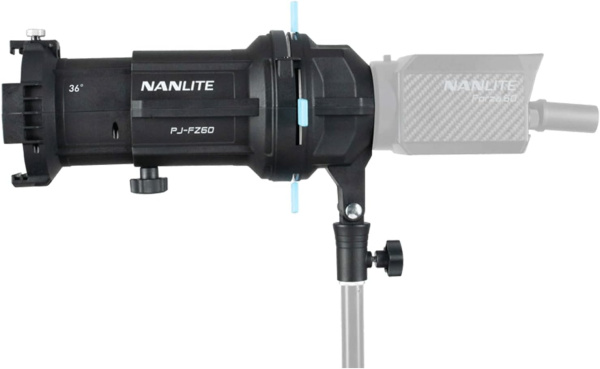 Nanlite PJ FMM 36 Projection Attachment with 36   Lens   Forza 60 150 Series Lighting