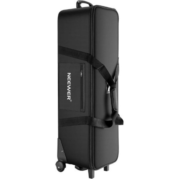 NEEWER Photo Studio Rolling Bag – 40.1”×11.8”×11.8” (102×30×30cm) Trolley Carrying Case with Padded Compartment for Light Stands, Tripods, Strobes, Um 
