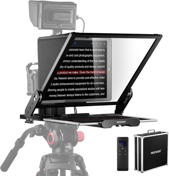 NEEWER Teleprompter X17 II with RT113 Remote & APP Control – 17
