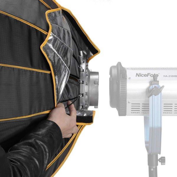 Nicefoto 90CM Deep Umbrella Softbox with Grid SoftBox & Reflectors