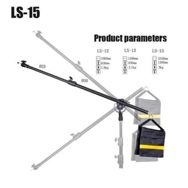NICEFOTO Cross Bar Stand LS 15     Reliable Lighting Support for Photographers Light Stands