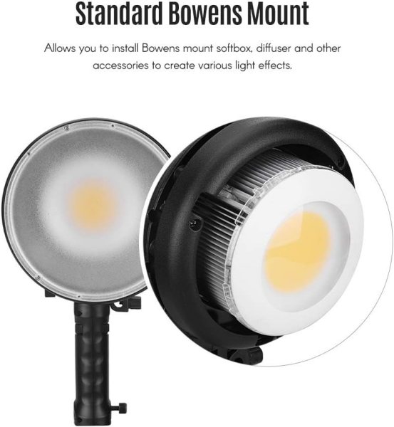 NiceFoto HB 600B Handheld LED Video Light     5500K Adjustable Brightness with APP Control Lighting