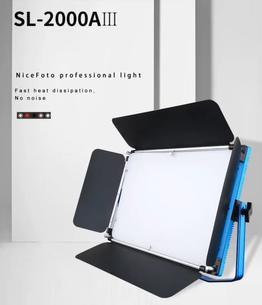 Nicefoto KT SL309 SL 2000AIII  100W Bi color LED Video Light Lighting