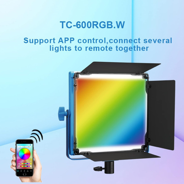 NiceFoto RGB LED Video Lights  Versatile Portable Lighting for Studio and Broadcast Lighting